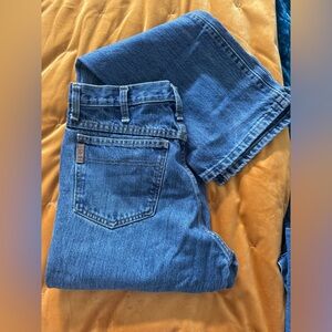 Cinch Men's Bronze Label Dark Wash Slim Fit Tapered Leg Jeans 32x36